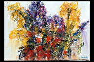 X, 40x60, watercolour/pastel, 2002