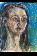 Rene, 36x44, wc/p, 2002